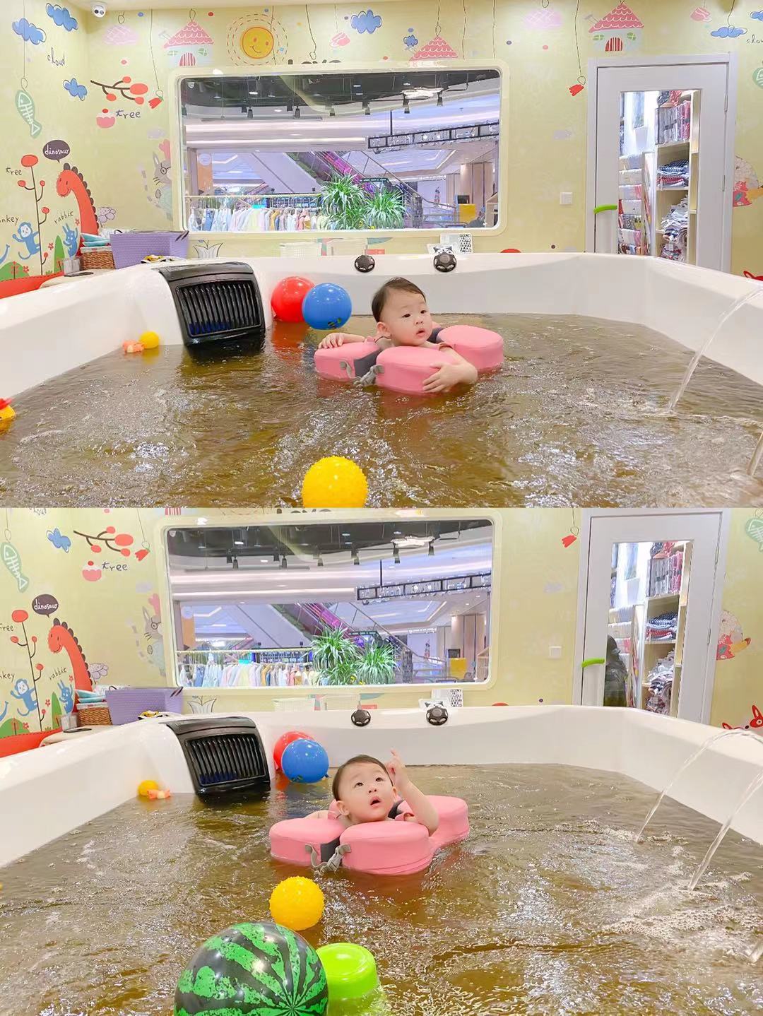 婴儿游泳馆泳池图