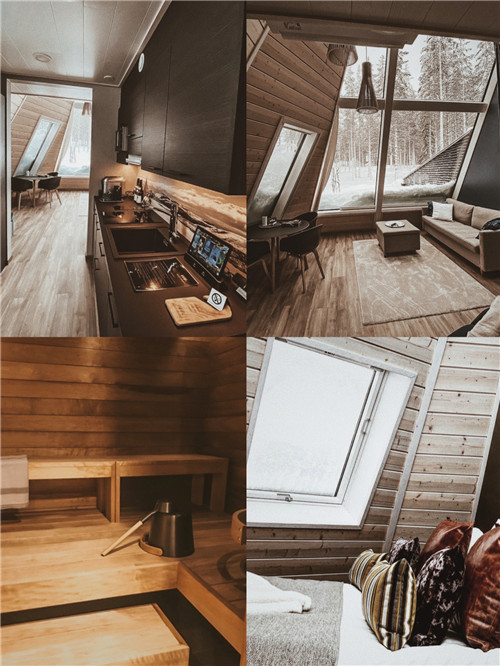 芬兰必住玻璃屋，和麋鹿一起泡个雪温泉(图4)